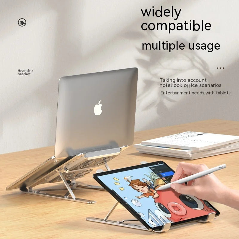 aluminum laptop stand usb hub cooling