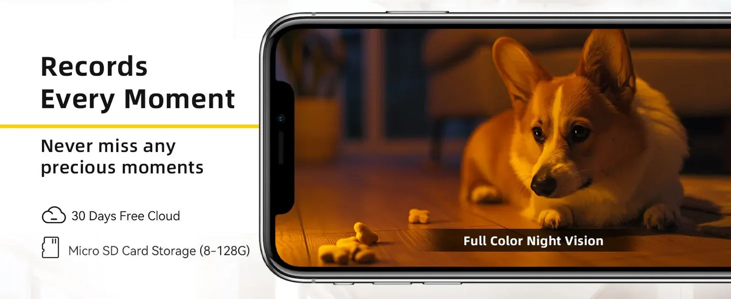 BoyKeep Smart Camera 2K – Indoor WiFi Surveillance with Night Vision & 360° Pan/Tilt