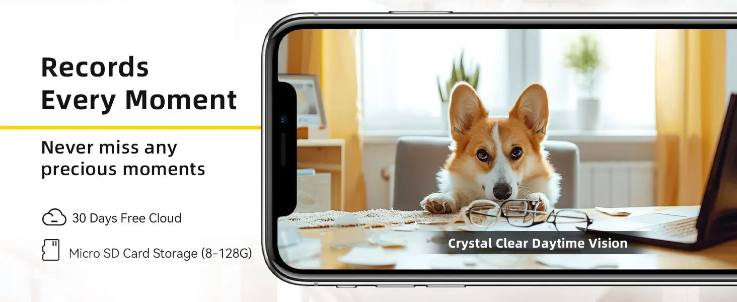 BoyKeep Smart Camera 2K – Indoor WiFi Surveillance with Night Vision & 360° Pan/Tilt