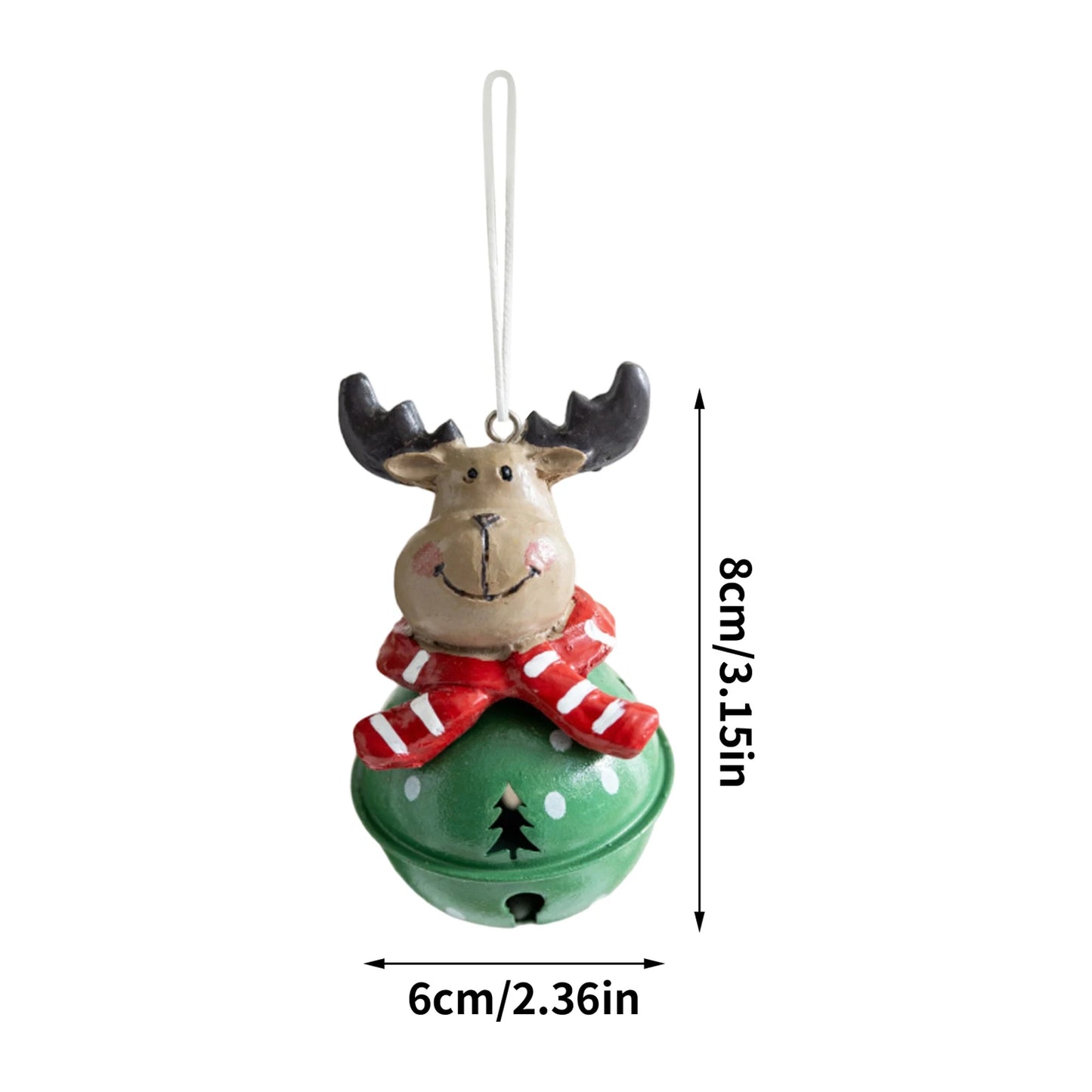 Resin Christmas Tree Hanging Ornaments – Snowman & Santa Resin Pendants
