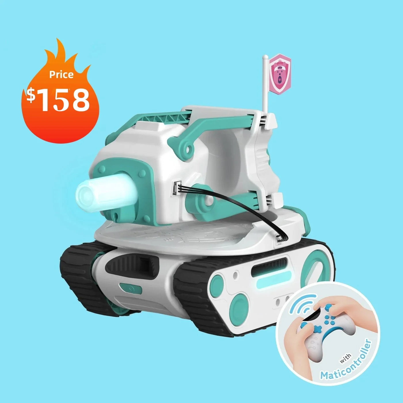 Duo Pack Smart Robot AI Pets – 2-Piece Desktop Companion Robots