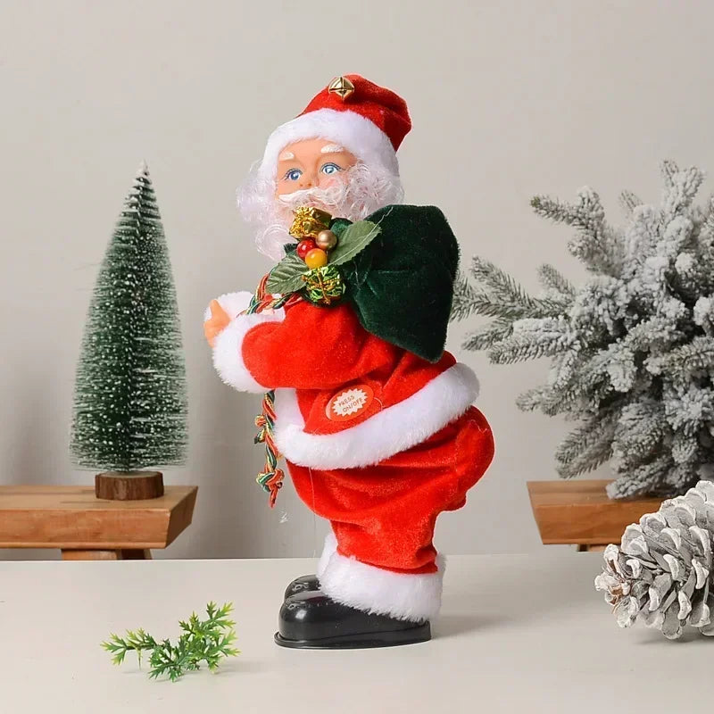Electric Climbing Santa on Ladder – Interactive Christmas Tree Ornament