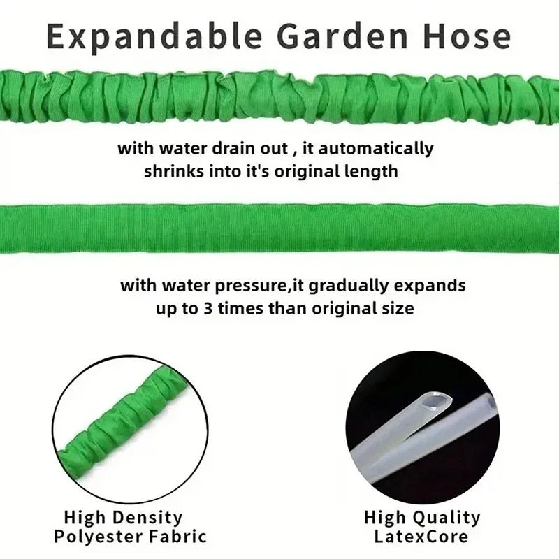 “garden watering hose for car wash and yard use”