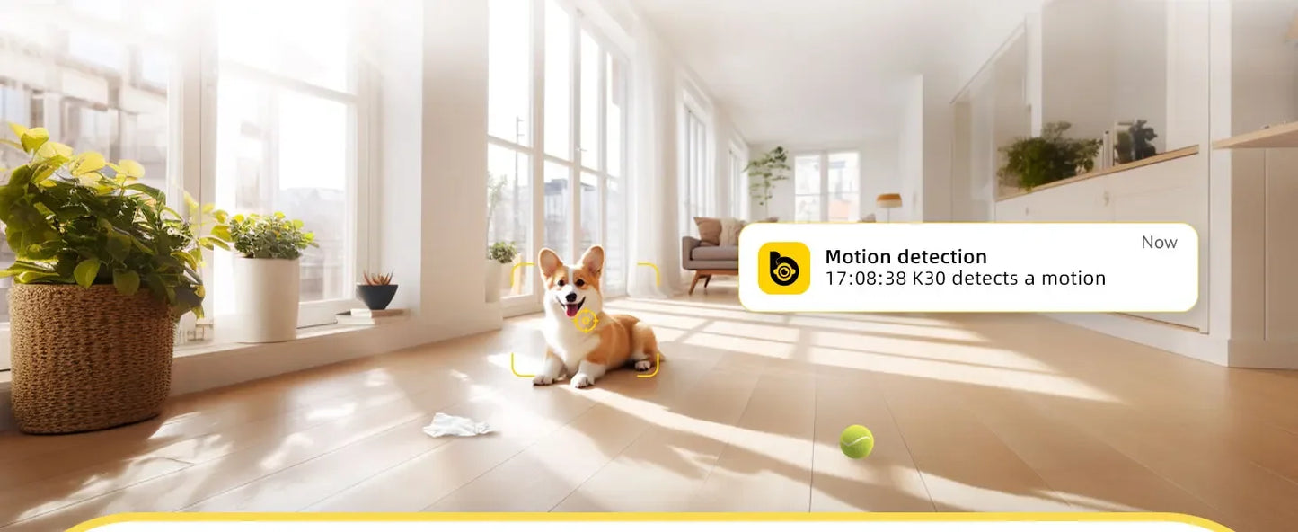 BoyKeep Smart Camera 2K – Indoor WiFi Surveillance with Night Vision & 360° Pan/Tilt
