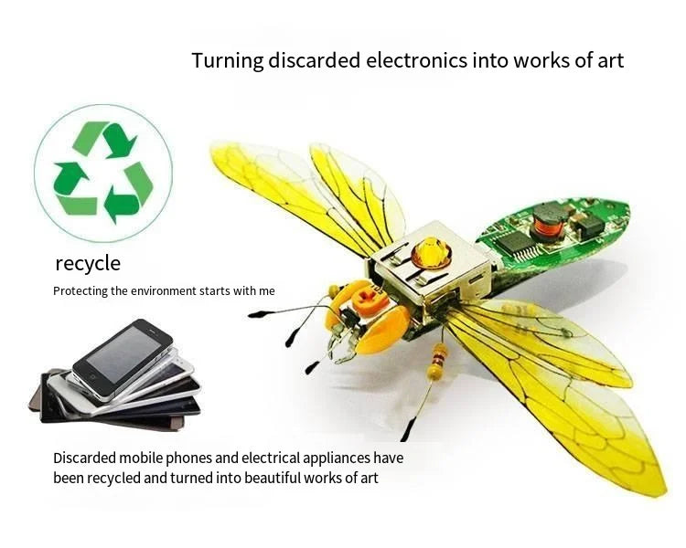 STEAM DIY Robotic Insects Kit – Non-Soldered STEM Toy for School Competition
