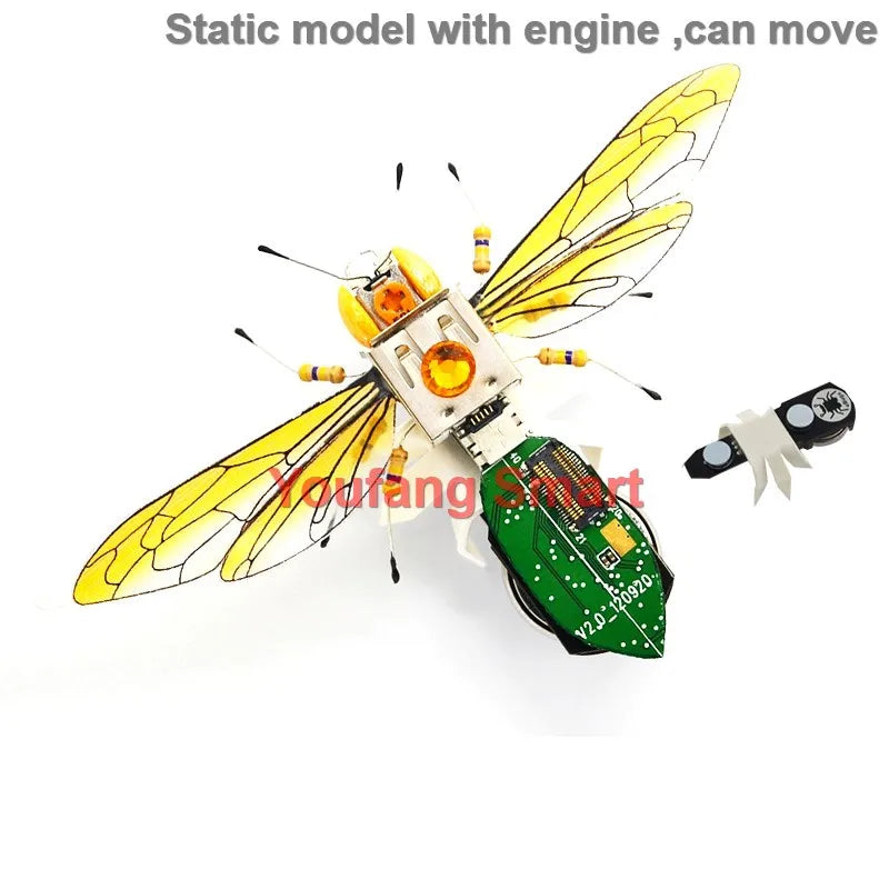 STEAM DIY Robotic Insects Kit – Non-Soldered STEM Toy for School Competition