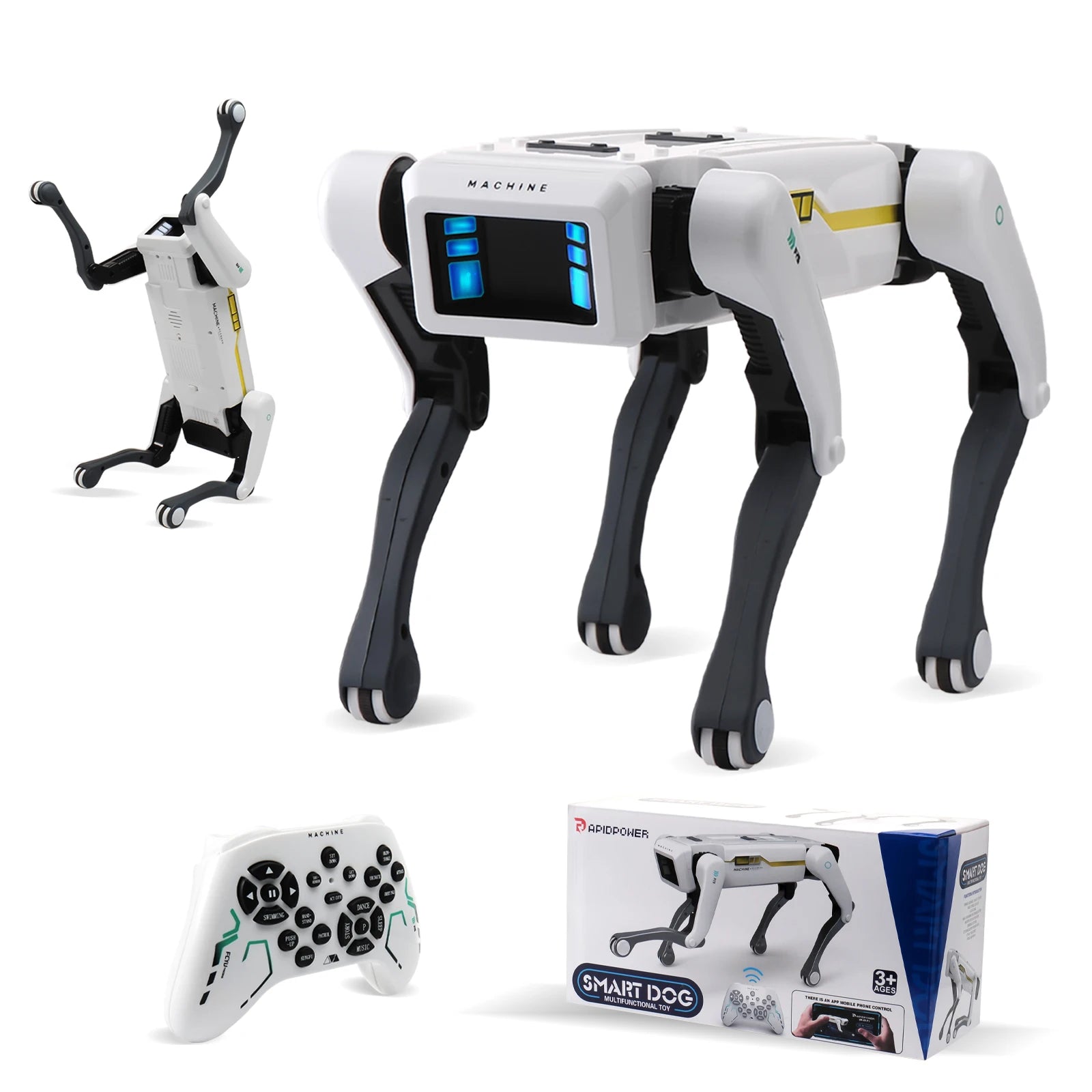 AI Simulation Robot Dog – Interactive Voice & App Controlled Smart Puppy