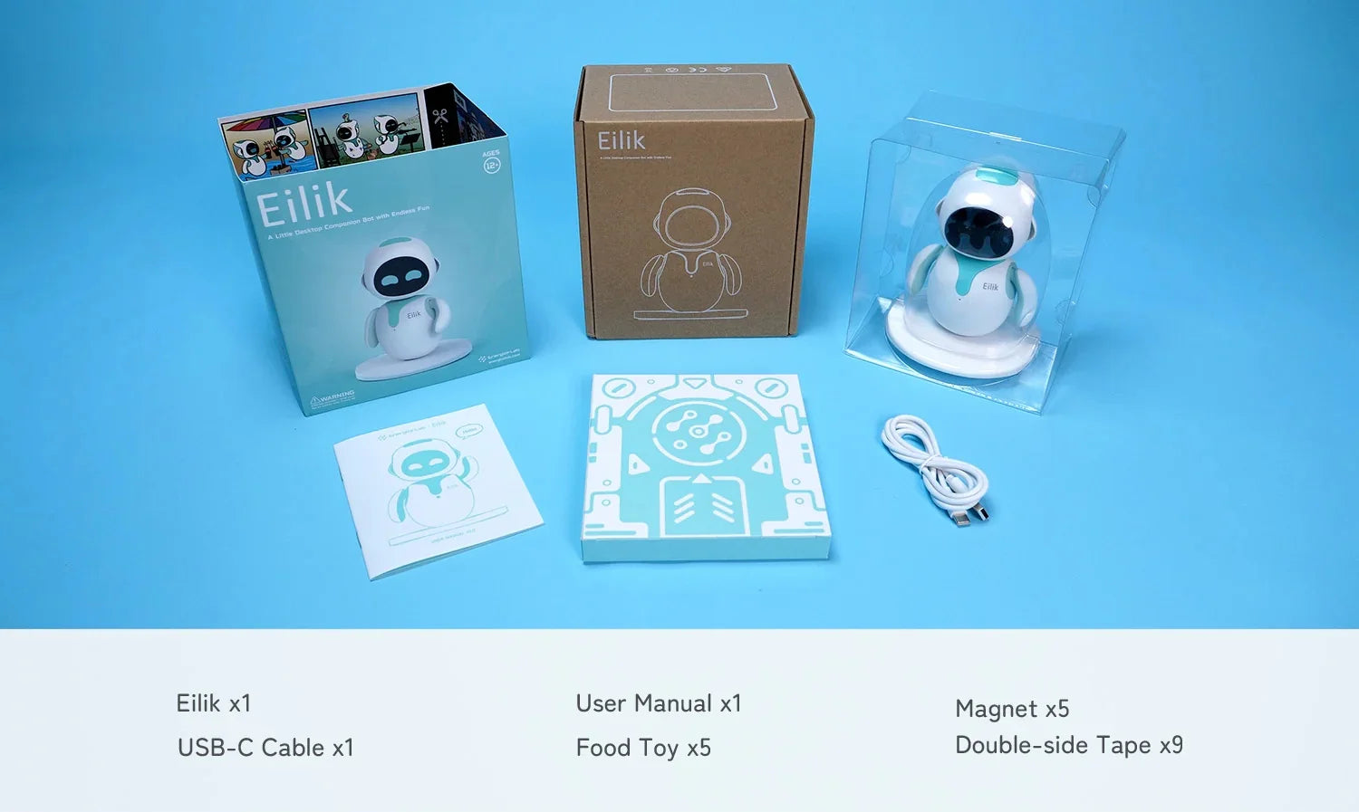Eilik Smart Robot Pet – Emotional Desktop Companion Robot with Touch Interaction
