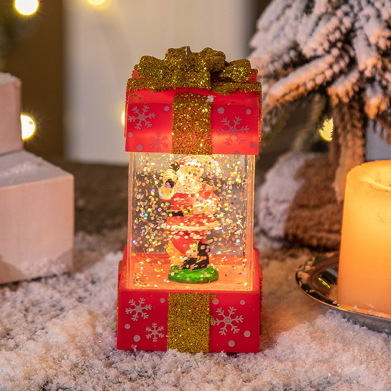 Crystal Ball Christmas Gift Box Lights – Festive Holiday Decoration