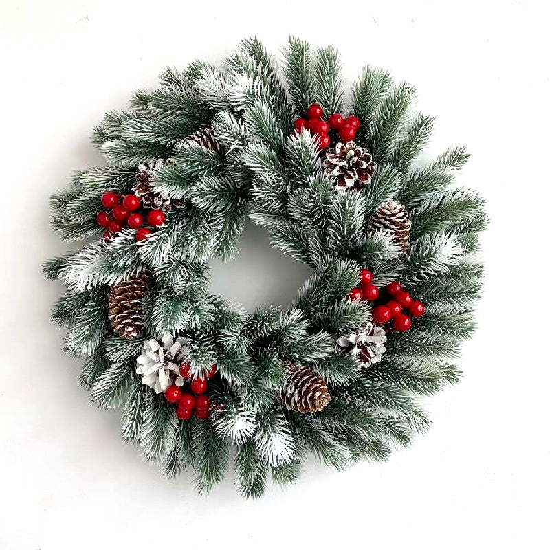 Holiday LED wreath garland indoor/outdoor décor