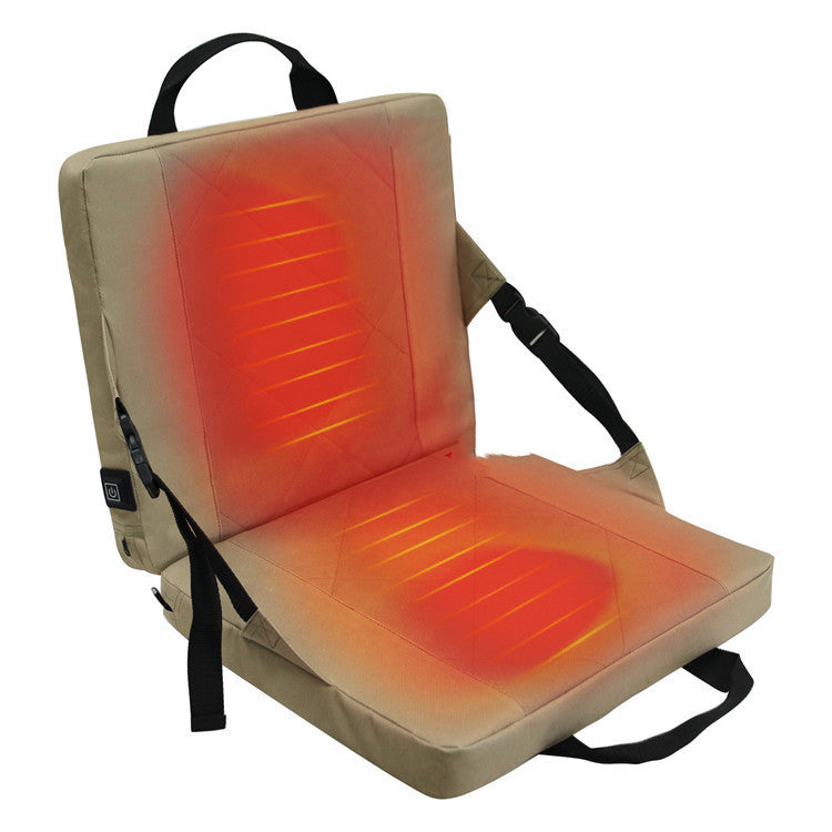 Outdoor Heated Cushion – Portable Foldable Camping Seat Pad