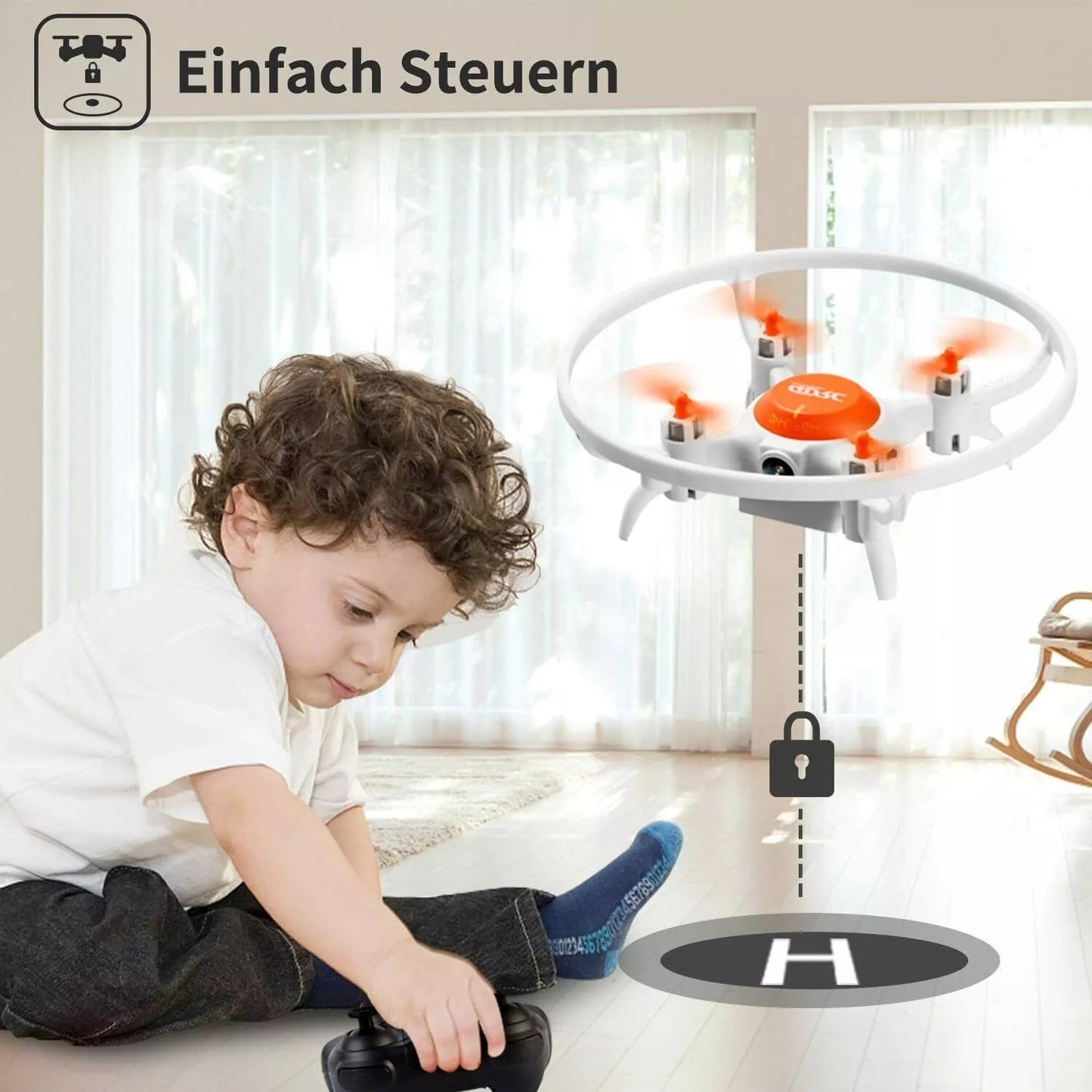 4DRC V5 Mini RC Drone for Kids & Beginners — 720P HD Wide-Angle Camera