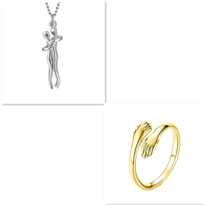 The Love Hug Necklace is the perfect gift for couples – elegant, unisex, and full of meaning.