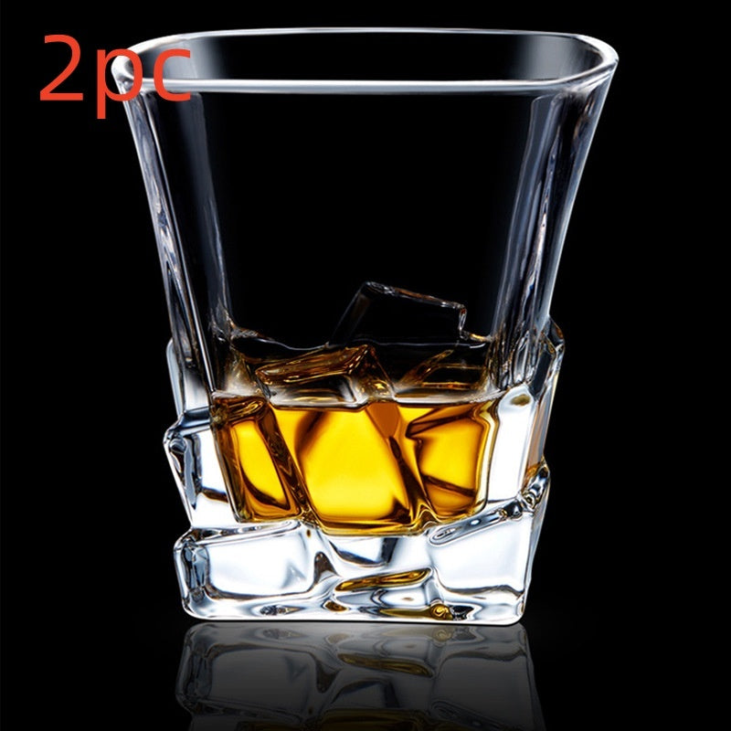 Creative Whiskey Glass – Unique Household Crystal Glass Cup