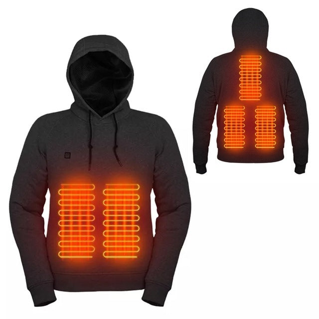 2025 New Outdoor Electric USB Heating Jacket – Lightweight Heated Hoodie for Men & Women