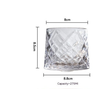 Whiskey Tumbler Glass – Elegant Turning Wine Glass