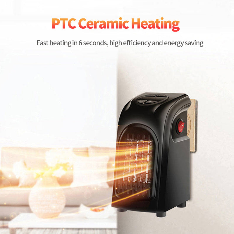 Winter Mini Air Heater Fan – Portable Electric Ceramic Room Heater for Home, Office & Camping