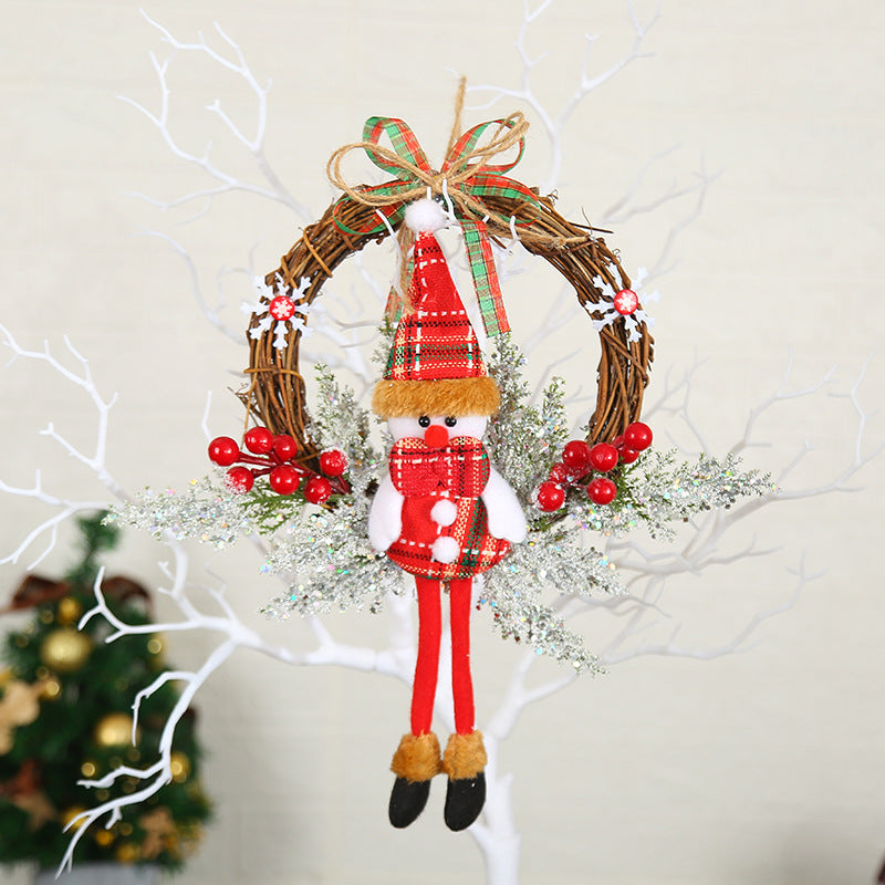 Christmas Decorations Garland Wreath – 30CM Handmade Holiday Ornament (Variety Styles) | Pixel & Parcel Co.