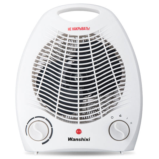 “Mini electric space heater with mechanical knob and 3 heat settings on a desk”

“Close-up of the knob control showing three gears on a compact space heater”

“Rear/side view of electric heating wire mini heater with adjustable louvres”

“Small room space heater for home office, up to 20 m²”