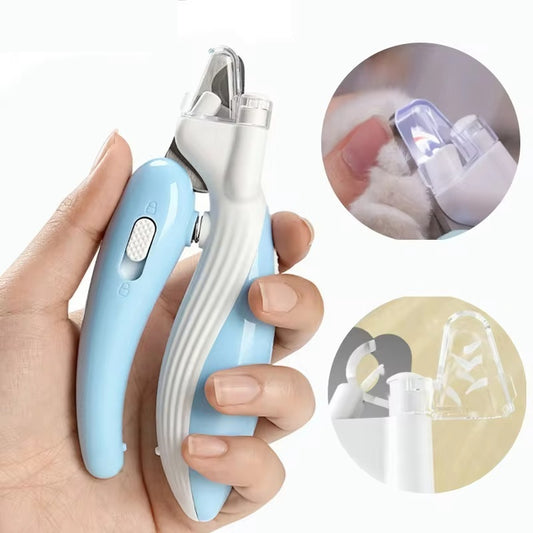 “LED Pet Nail Clippers and Electric Nail Grinder for Dogs and Cats – Safe Pet Grooming Tool”