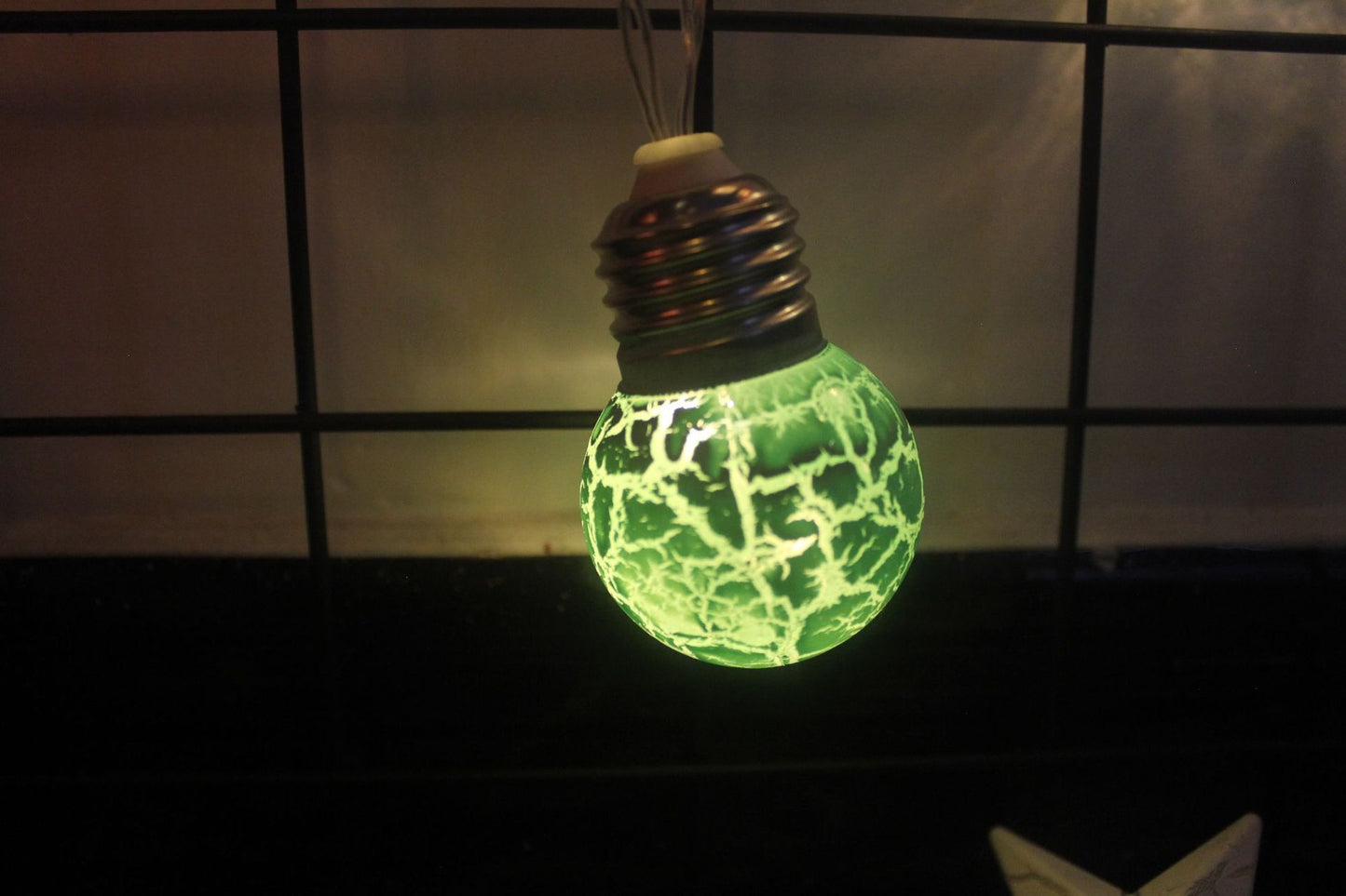 LED Lights String with Cracked Bulbs – Festive Holiday Decorations | Pixel & Parcel Co.