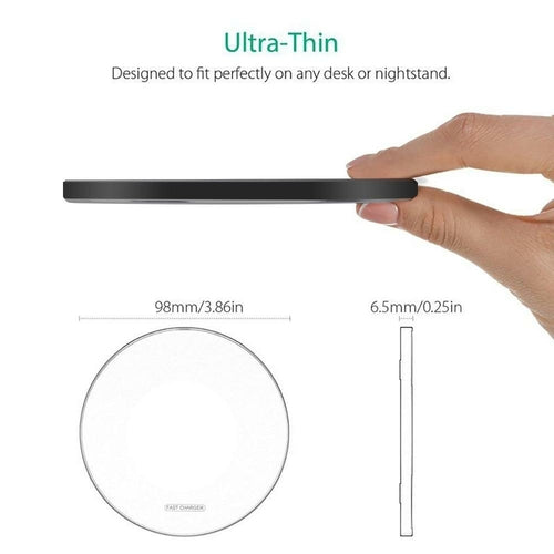 Dragon W9 Wireless Charging Pad – Ultra-Thin 30W Fast Charger (2024 iPhone 15 Compatible)